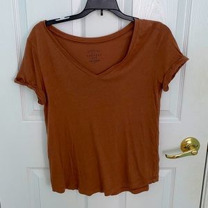 American Eagle Perfect Tee- Brown